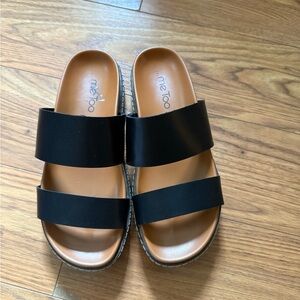 Black sandals